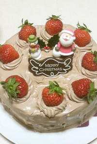 クリスマスケーキ　チョコレート１８型