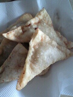 揚げ餃子ならぬ、揚げかっけ☆