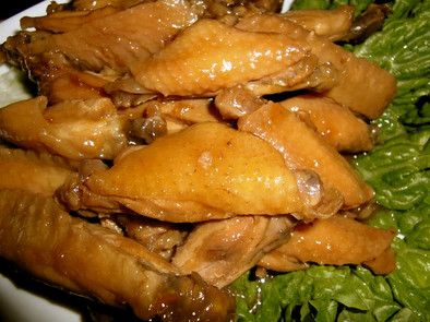 簡単　鶏手羽のマーマレード煮の写真