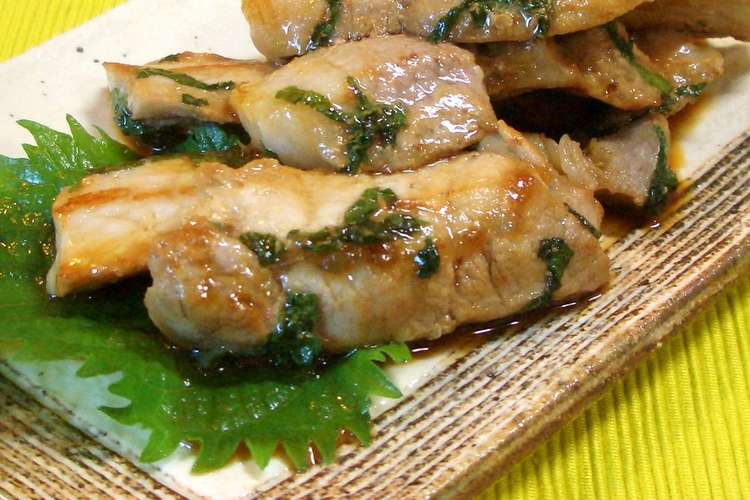 スピードメニュー 豚ロースの大葉焼き レシピ 作り方 By Leche クックパッド 簡単おいしいみんなのレシピが352万品