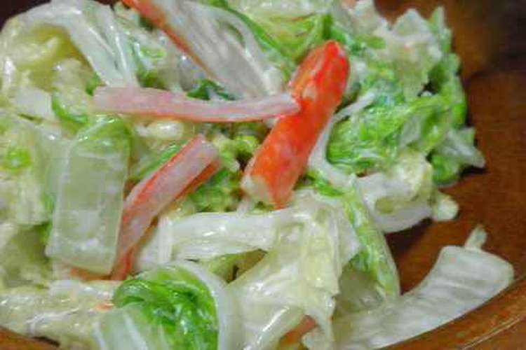 サラダ 白菜 カニカマ 【レシピ】白菜とカニカマの無限ナムル