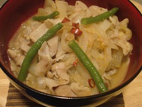 簡単モツ煮込み☆レンジで12分!