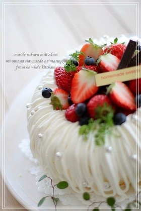 可愛い♡エンゼルケーキ