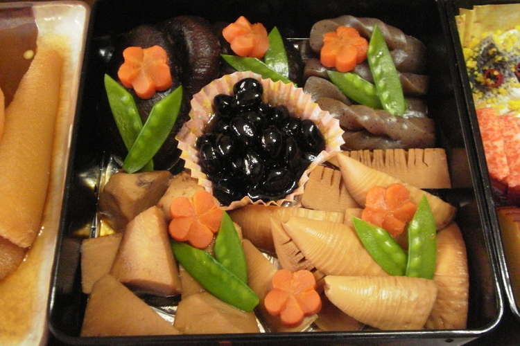うちのおせち たけのこ にんじんの煮物 レシピ 作り方 By ほしるん クックパッド 簡単おいしいみんなのレシピが349万品