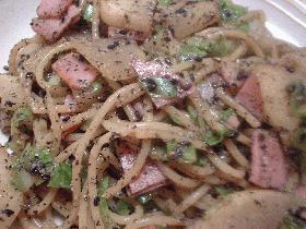 ♪簡単・ヘルシー!キャベツと大根の黒胡麻パスタ♪