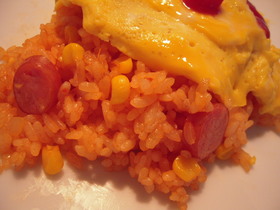 子供が好きな味★甘いオムライス