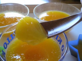 ダイエットレシピ★粉寒天でみかんゼリー