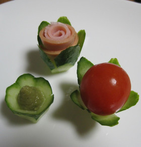 お弁当に❤オードブルに❤きゅうりカップ