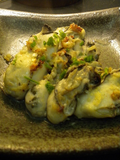 牡蠣のガーリックバター焼き・小料理屋風の写真