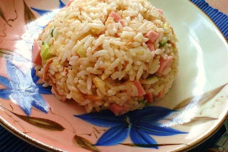 おさかなソーセージ ツナのチャーハン レシピ 作り方 By Mikeneko2 クックパッド