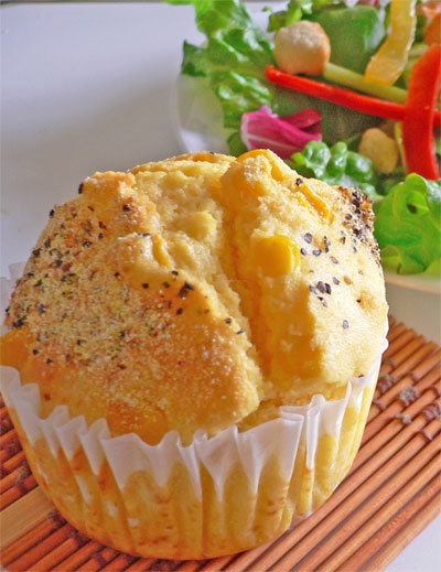ハラペーニョコーンマフィンのレシピ