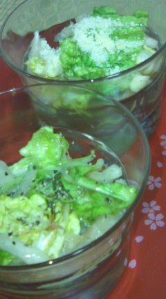 レンジで簡単♪白菜サラダ～梅おかか風味～の画像