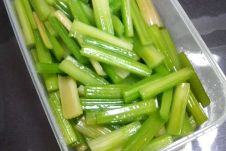 セロリの大好きの食べ方 レシピ 作り方 By Pino Pee クックパッド
