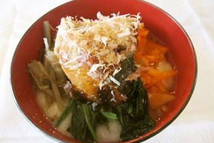 変わり種のお雑煮 岡山津山出身の味 レシピ 作り方 By そら豆８２５ クックパッド 簡単おいしいみんなのレシピが353万品