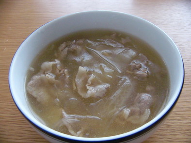 大根・豚肉・春雨で　簡単☆あったかスープの写真