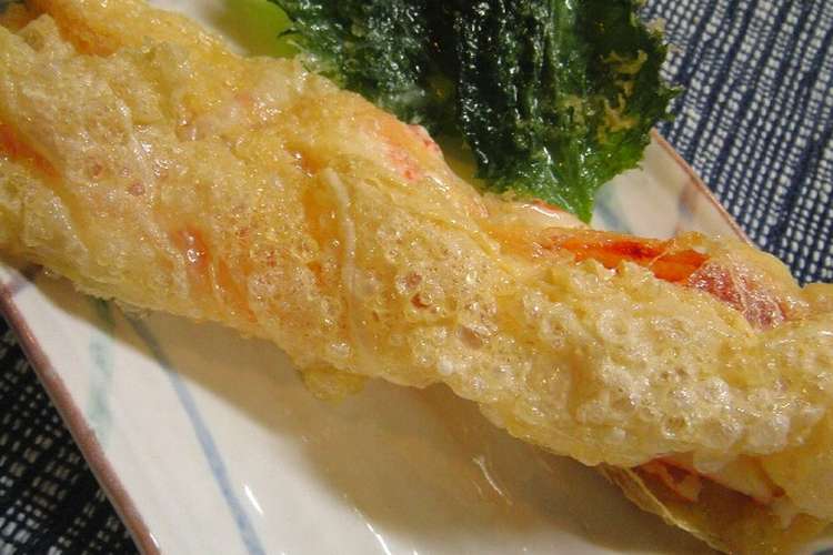 サクッ と カニの湯葉巻き揚げ レシピ 作り方 By ヒョーちゃん クックパッド