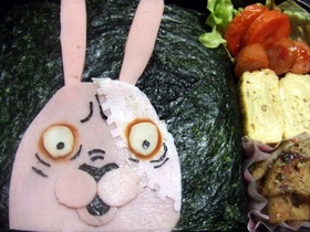 キャラ弁☆キレたウサビッチ