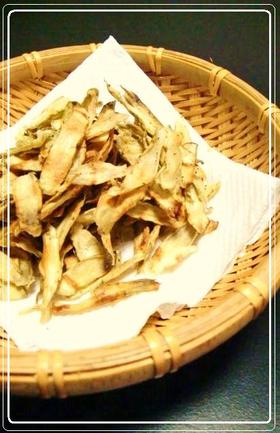 揚げない♪カリカリ☆ ごぼうチップス♪