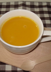 かぼちゃとニンジンの黄色いスープ
