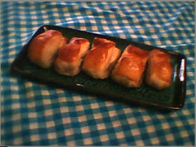 お昼寝ぶたさん♪ pigs in blankets