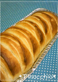 ＨＢ✾パイシートで簡単デニッシュ風食パン