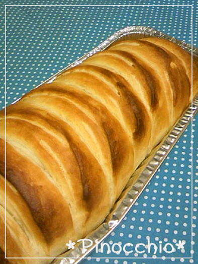 ＨＢ✾パイシートで簡単デニッシュ風食パンの写真