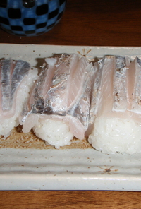 太刀魚のあぶり寿司