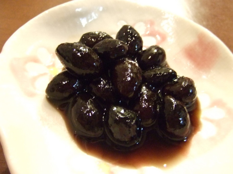 黒豆の赤ワイン煮の画像