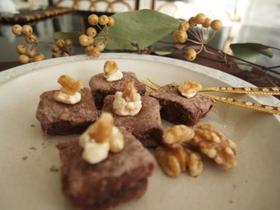 バレンタインに☆クルミチョコもち