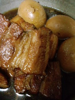 簡単♪豚の角煮卵入り 焼肉のタレ＆ジャムの画像