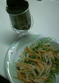 シャキシャキ野菜の海苔（卵）巻きサラダ
