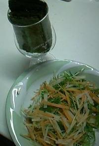 シャキシャキ野菜の海苔（卵）巻きサラダ