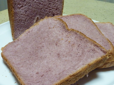 ＨＢで！紫イモ食パンの写真