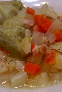 コロコロ野菜スープのロールキャベツ