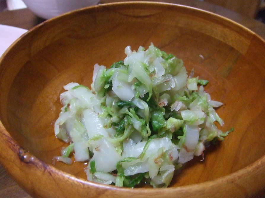 ☆昆布茶とかつお節で簡単白菜サラダ☆の画像