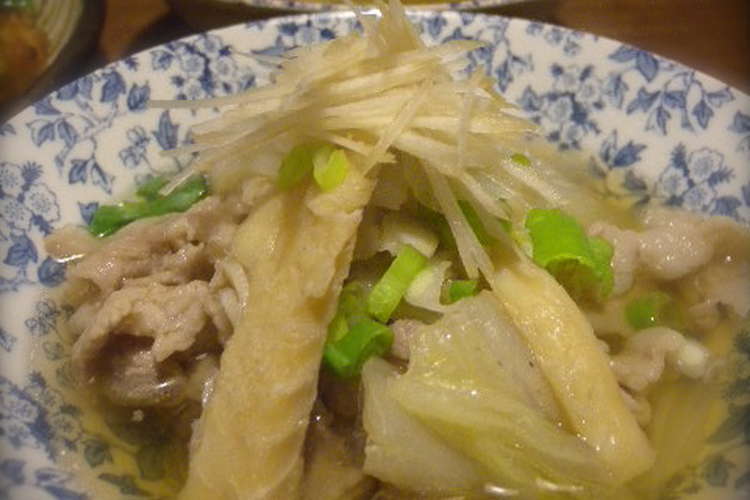 簡単 白菜 干しダラ 豚バラの美肌スープ レシピ 作り方 By 妃殿下 クックパッド 簡単おいしいみんなのレシピが356万品