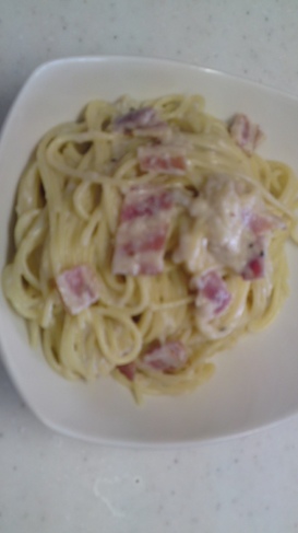 長芋で!クリームパスタ☆