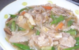 豚肉の中華風炒め・ズッキーニ入り