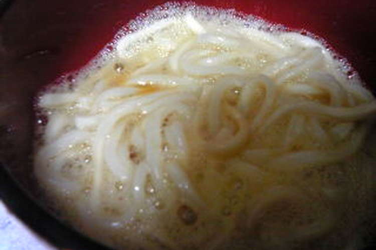 一人のお昼に 超簡単釜玉うどん レシピ 作り方 By こうma クックパッド