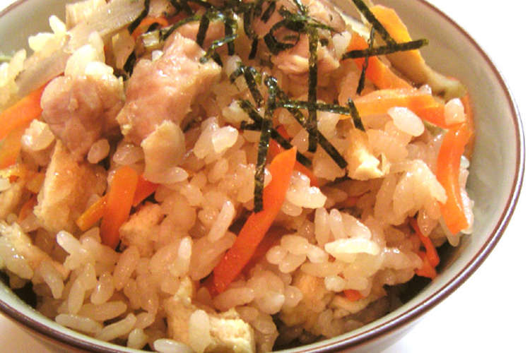 麺つゆだけで 鶏ごぼうの炊き込みご飯 レシピ 作り方 By なめっこ星人 クックパッド