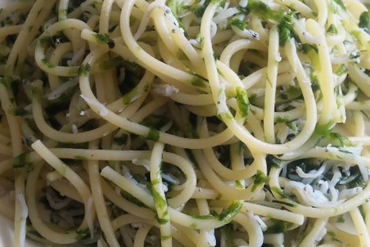 生海苔としらすのパスタ レシピ 作り方 By ﾆｷﾞﾄﾗ クックパッド 簡単おいしいみんなのレシピが356万品