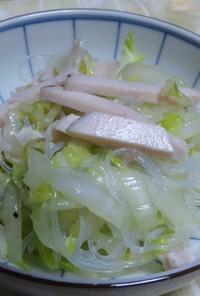 鶏ハムで白菜サラダ♡