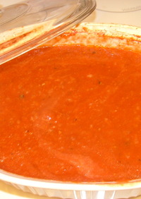 アメリカ　電子レンジ健康トマトソース