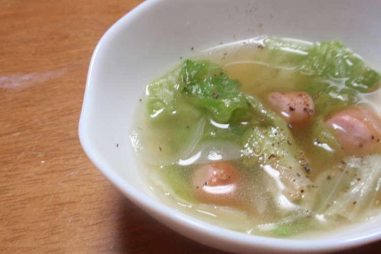 朝ごはんに レタスのスープ レシピ 作り方 By きみとみ クックパッド 簡単おいしいみんなのレシピが357万品