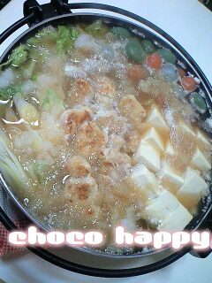 タラや鶏肉で☆みぞれ鍋(雪見鍋)
