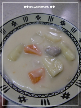 ひと手間でまろやかチキンクリームシチュー