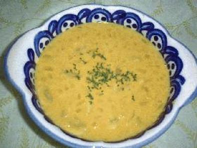 パンプキンカリースープの写真