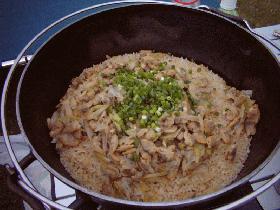 ダッチオーブンで作る深川飯の画像