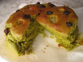 大豆粉入り「抹茶ケーキ」