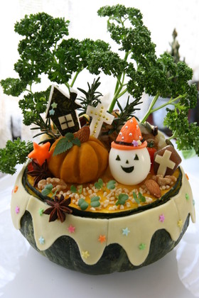 ハロウィンのパンプキングラタン By らんぷあい クックパッド 簡単おいしいみんなのレシピが308万品